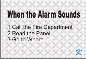 When the alarm sounds, don't silence, call the fire department, get out with everyone else