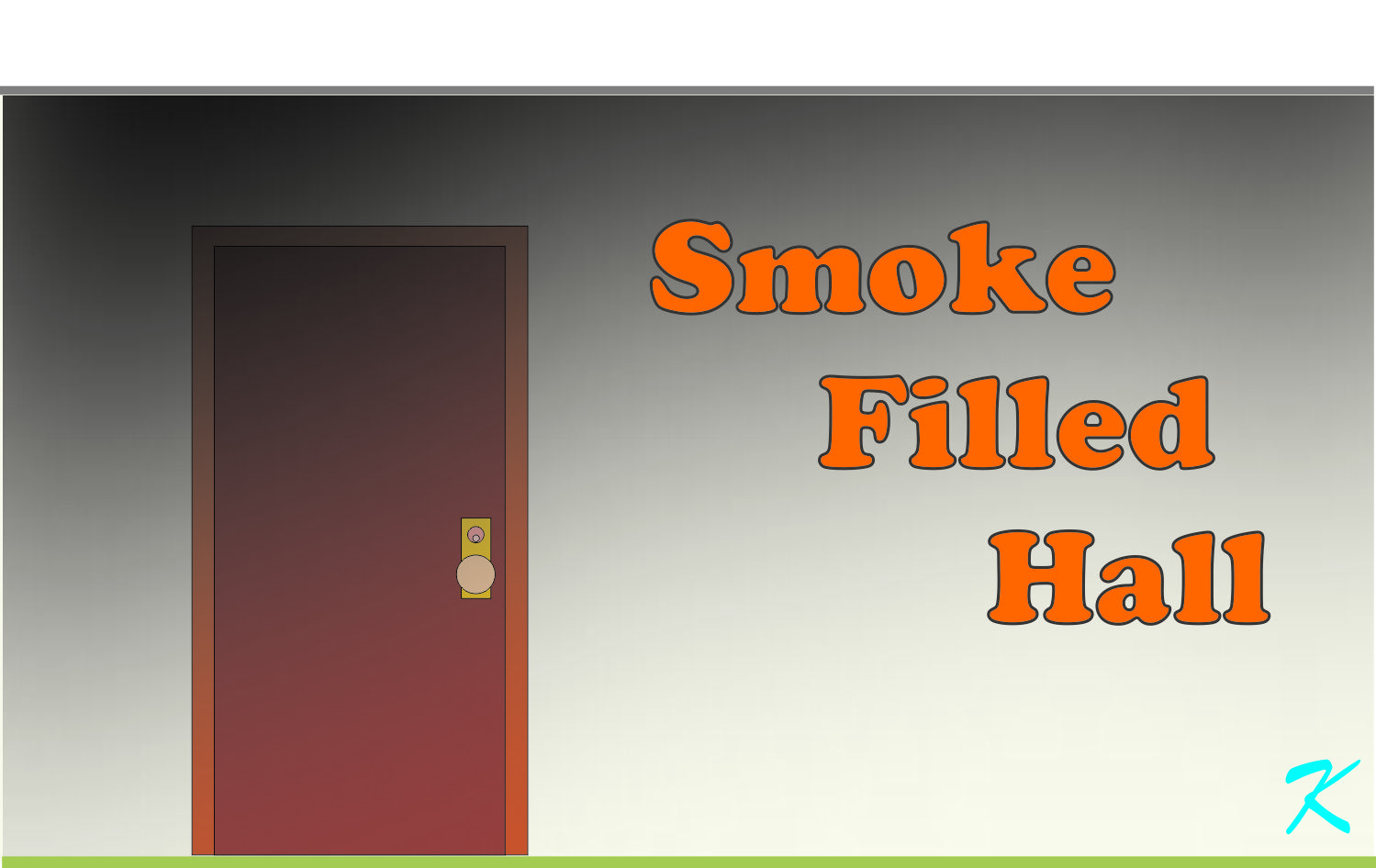 When the alarms are sounding, slowly check the hallways for smoke before using the hallways for escape