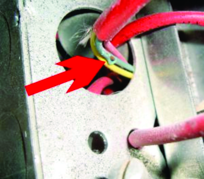 Improperly installed power limited wire, without proper gromets, can result in ground faults as the area is being remodeled, years later.